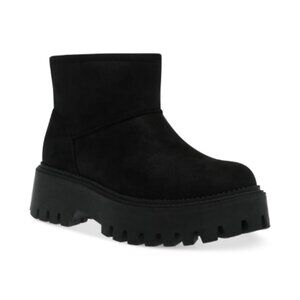 Dv Dolce Vita Women's Lonny Cozy Platform Lug Booties Black 7M NWB